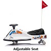 24V Electric Drifting Go Kart for Kids, Ride-On Drift Car with 360° Spin, Dual Speed Modes, Music & LED Lights, Safe Drift Kart Toy for Ages 3-8 - 4 of 4