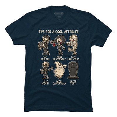 Men's Design By Humans Cool Afterlife By LetterQ T-Shirt