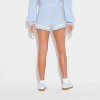 Women's High-Rise Scalloped Micro Sweater Shorts - Wild Fable™ - 3 of 3