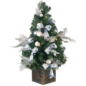 3.3' Prelit Artificial Ornament Christmas Tree Clear Lights - National Tree Company - 1 of 4