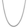 Black Bow Jewelry Men's 5mm, Sterling Silver Round Solid Snake Chain Necklace - 3 of 4