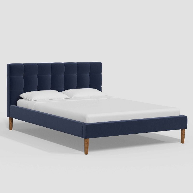 Dessy Pull Tufted Platform Bed in Luxe Velvet - Threshold™, 1 of 7