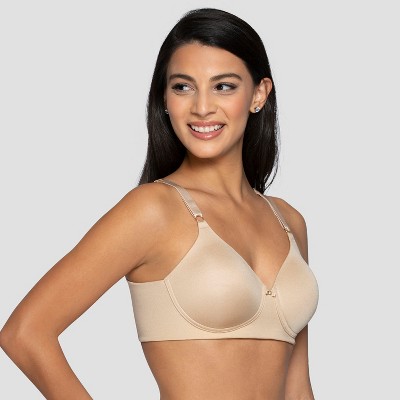 Vanity Fair Womens Beauty Back Full Coverage Underwire Smoothing Bra 75345  - DAMASK NEUTRAL - 34C