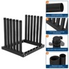 5-Slot Auto Glass Storage Rack - 45# Steel Frame, Scratch-Resistant Padding - 3 of 4