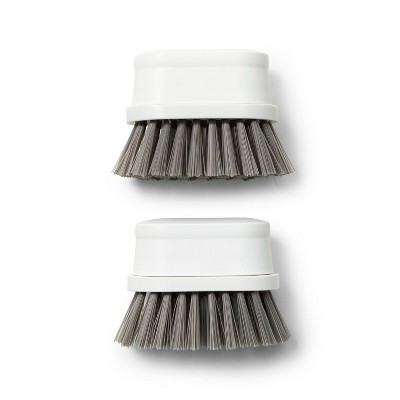 Stainless Steel Dish Brush & Replacement Heads