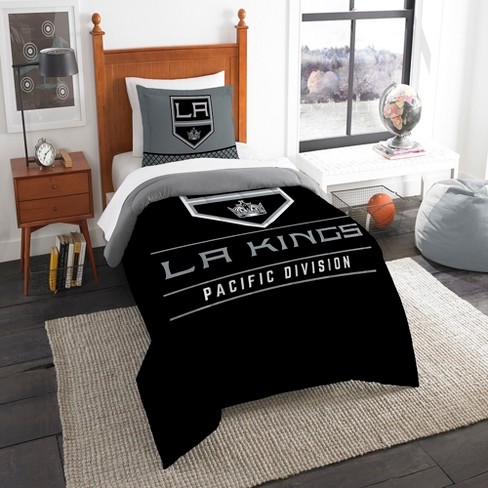 Nhl Los Angeles Kings Northwest Draft Twin Comforter Set Target