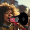 QFX® BT-1000 Rechargeable Solar Megaphone with Siren, Air Horn, Bluetooth®, and Digital File Playback in Red - 4 of 4