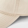 Women's Good Day To Be Kind Cotton Baseball Hat - Mighty Fine Cream - 4 of 4