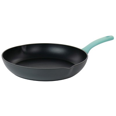 Oster Hawke 12 Inch Ceramic Nonstick Aluminum Frying Pan In Dark Blue :  Target