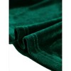 INSPIRE CHIC Women's Elegant Sweetheart Neck Long Sleeve Velvet Peplum Top - 4 of 4