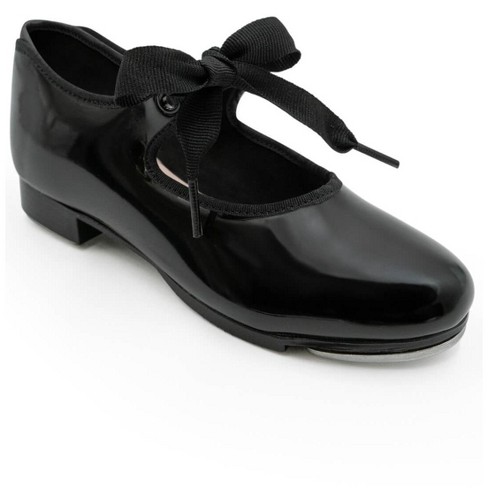 Capezio Black Patent Jr. Tyette Tap Shoe - Child 13 Narrow : Target