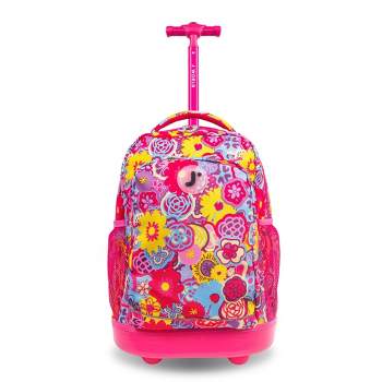 J World Sunny 17" Rolling Backpack