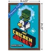 Trends International Minecraft - Chicken Jockey Framed Wall Poster Prints - 3 of 4