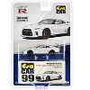 Nissan GT-R (R35) RHD (Right Hand Drive) White "Advan Racing GT" Limited Edition to 960 pieces 1/64 Diecast Model Car by Era Car - 3 of 3