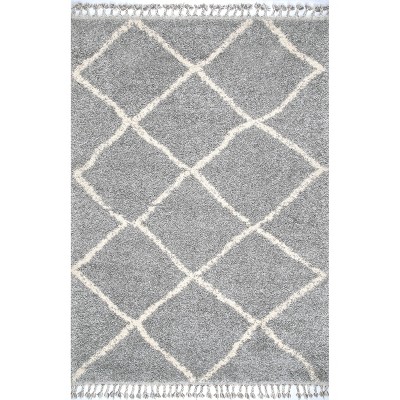 Nuloom Jessie Moroccan Lattice Tassel Indoor Area Rug