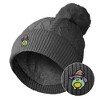 Dalix Sorcerer Frog Cable Knit Pom Beanie - 4 of 4