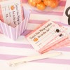 Big Dot of Happiness Pastel Halloween - How Many Candies Pink Pumpkin Party Game - 1 Stand and 40 Cards - Candy Guessing Game - 4 of 4