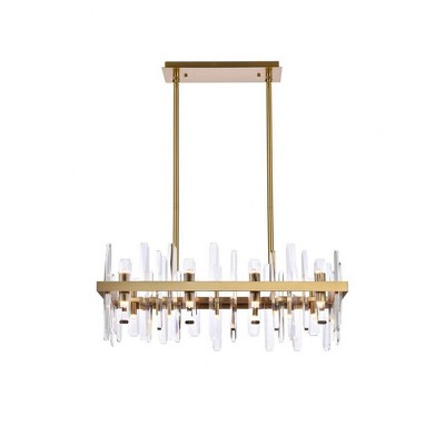 Elegant Lighting Serena 16 - Light Chandelier in  Satin Gold