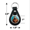 Aquaman Movie Jason Mamoa Full Costume Black Leather Keychain - 4 of 4