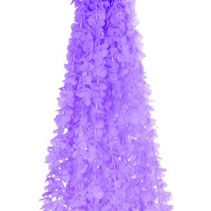 Unique Bargains Fake Vine Garland Flower Silk Artificial Flower for Home 39.37'' Length - 1 of 4