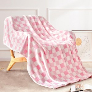 Flannel Throw Blankets, Buffalo Plaid Throw Blanket,Christmas Gift. - 1 of 4