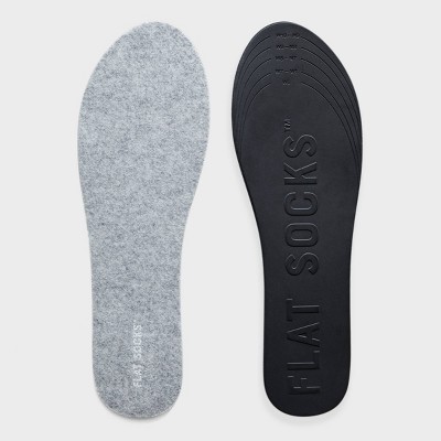 FLAT SOCKS No Show Cushioned Socks - Gray_1