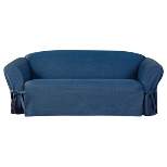 Authentic Denim Sofa Slipcover Indigo - Sure Fit