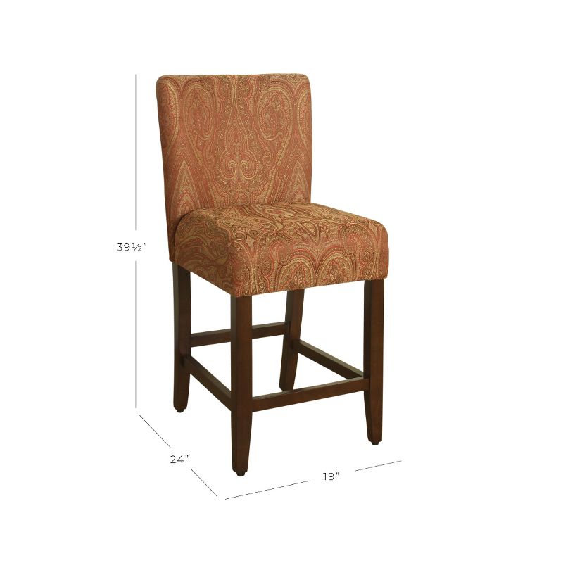 24" Upholstered Counter Height Barstool - HomePop, 2 of 5