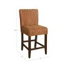 24" Upholstered Counter Height Barstool - HomePop - image 2 of 4