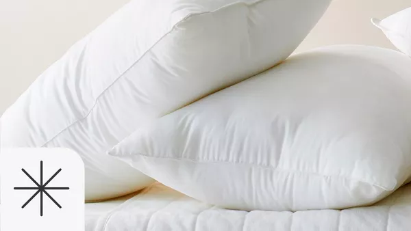 Sleep Philosophy Memory Foam Wedge Pillow - White