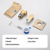 ChicFurnit Bathroom Sink Faucet Wall Mount Waterfall Design with Single Handle Control for Modern Bathroom, Gold, 14.37"*8.07"*3.15" - 4 of 4
