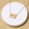 14K Gold Cassette Pendant Necklace - Handmade Minimalist Choker, Unique Gift for Women - 2 of 4
