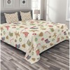FIONECA Red/Green/Cream Microfiber Farmhouse Coverlet / Bedspread Set - 4 of 4