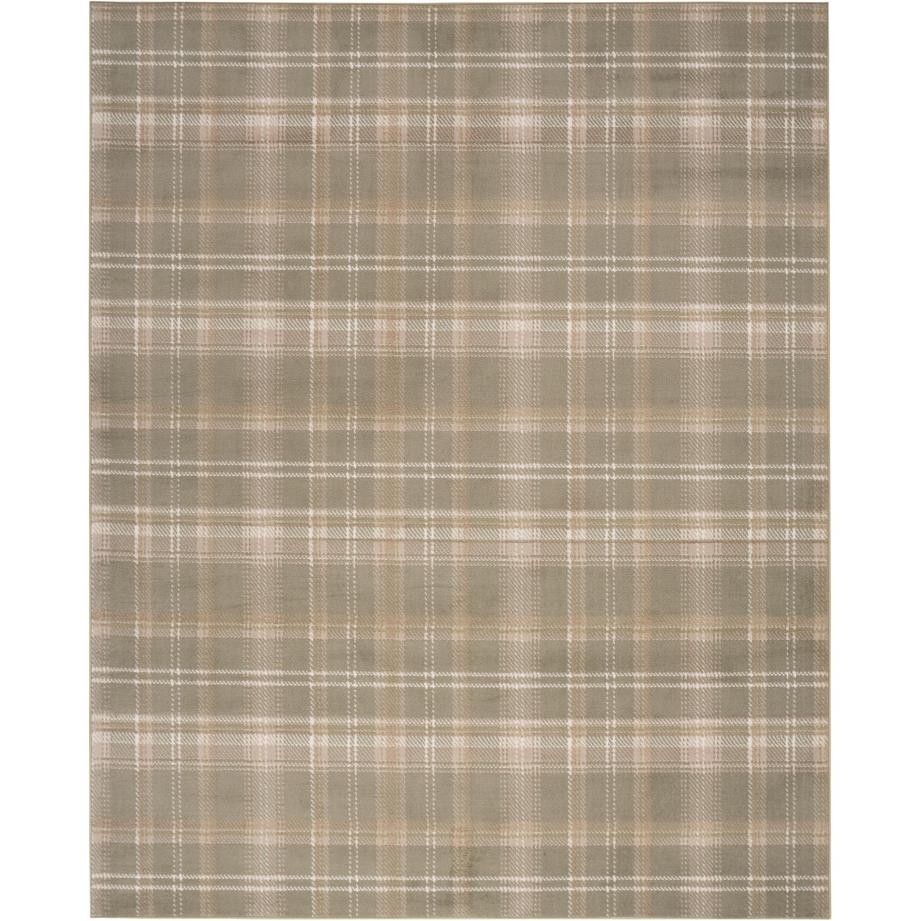 Nourison Grafix 6' x 9' Olive Farmhouse Indoor Rug