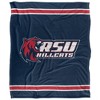 Rogers State University Primary Logo Silky Touch Blanket White 50x60 - 2 of 4