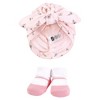 Hudson Baby Infant Girls Turban and Socks Set, Hummingbird Garden, One Size - 4 of 4