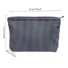 Kitcheniva Corduroy Makeup Bag with Zipper Closure, Gray - 2 of 4