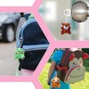 28pcsValentines Day Gifts Cards for Kids with Animal Plush Toy Key Chain - 4 of 4