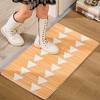 VECELO Front Door Mat Welcome Mat, Absorbent Muddy Kitchen Rugs, Non-Slip Rubber Backing Doormat - 2 of 4