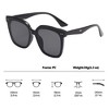 Anna-Kaci Women's Trendy Square Two - Tone Sunglasses - 4 of 4