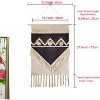 Aoibox Macrame Woven Wall Tapestry Hanging Art, 20" W x 34" H Extra Large Boho Chic Bohemian Decor for Home - 2 of 4