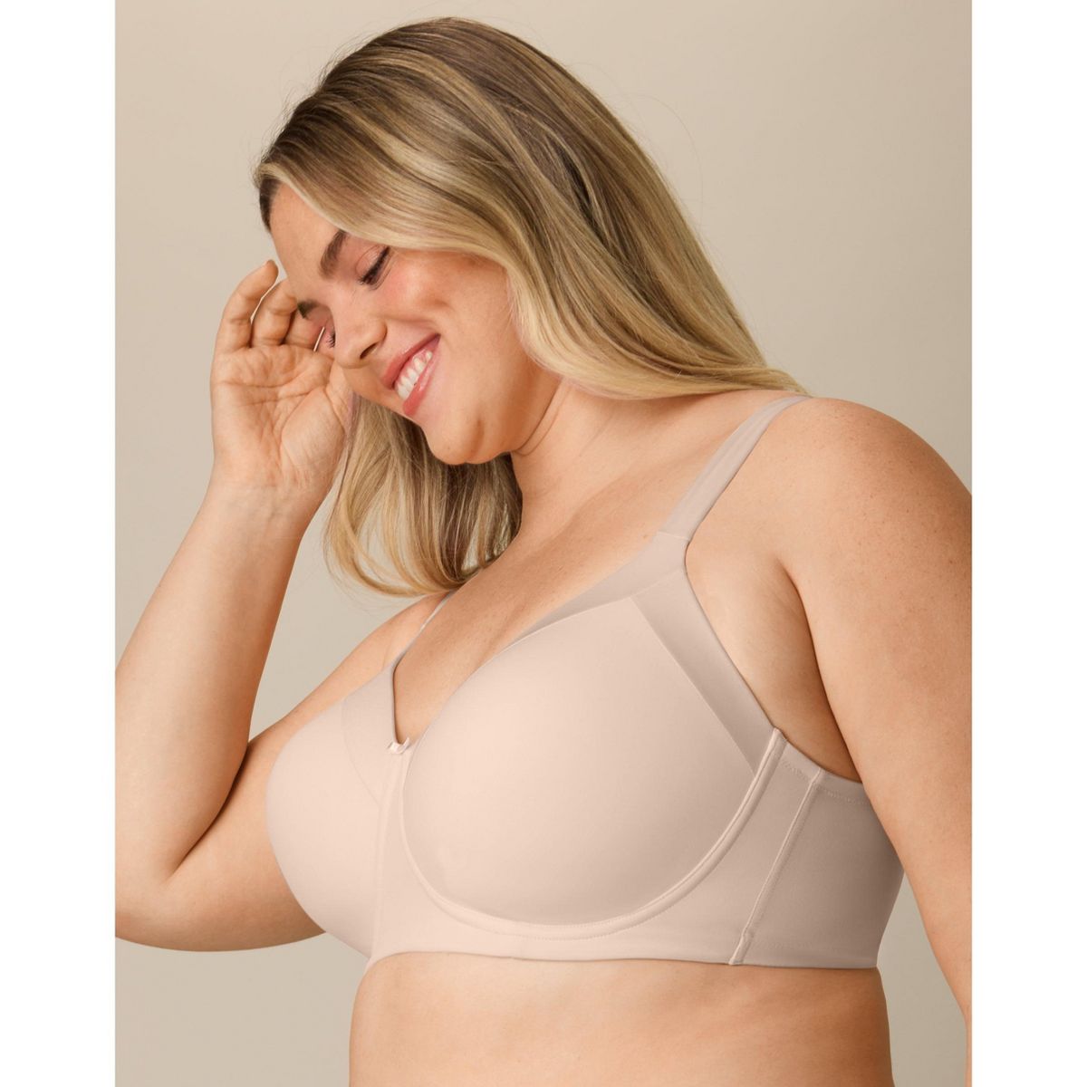 Playtex Full-Coverage Balconette Bra, Moisture-Wicking - thumbnail 2