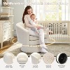 Swivel Accent Chair, 360° Chenille Swivel Lounge Reading Chair,Modern Single Sofa Lounge Armchair Club Chair with Storage Space - 4 of 4