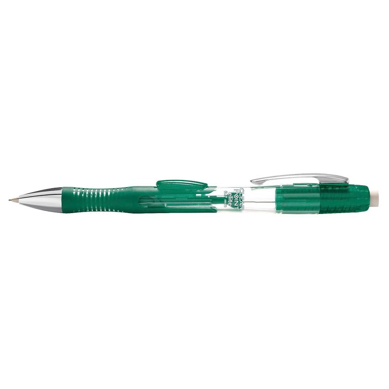 Paper Mate Clear Point Elite 2pk #2 Mechanical Pencils with Eraser &#38; Refill 0.7mm Blue/Green, 4 of 9