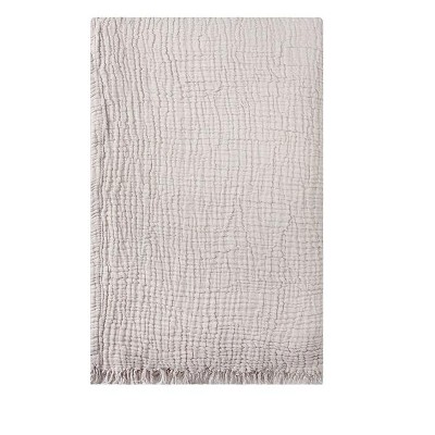 Sussex Home Muslin Blanket 4 Layers, Soft Bedspread, 100% Turkish Cotton Muslin Bed Cover, Reversible Coverlet, Mink, 91x95, Queen Size — фото 4