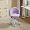 Karl Home |Duckling Yellow 21 inch W Small Office Chair Task Chair With Wheels - 2 of 4