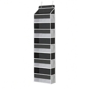 Smart Hanging Shelves Over The Door Organizer Storage for Closet, Behind Door Organizer with 5 Mesh Pockets Organizer 40 Lbs Load 5 Layers - 1 of 4