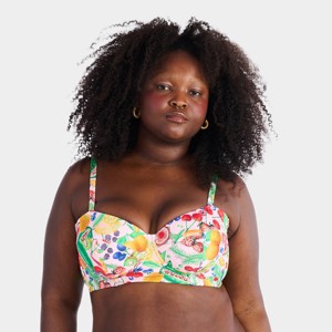 Parade Womens Swim Underwire Bustier Bikini - 1 of 4