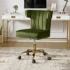 Puvis Upholstered Task Desk Chair Adjustable Swivel Home Office Chair  | Karat Home - 2 of 4