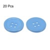 Unique Bargains Sewing Resin Round Flat 4-Hole Replacement Craft Buttons 20 Pcs - 3 of 4